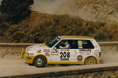 De Barba Franco su Fiat Uno Turbo