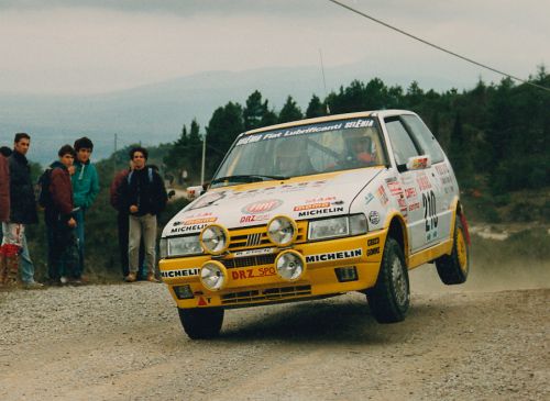 De Barba Franco su Fiat Uno Turbo