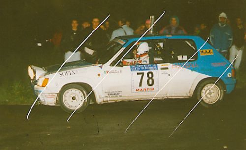 Burigo Monica su Peugeot 205 Rally